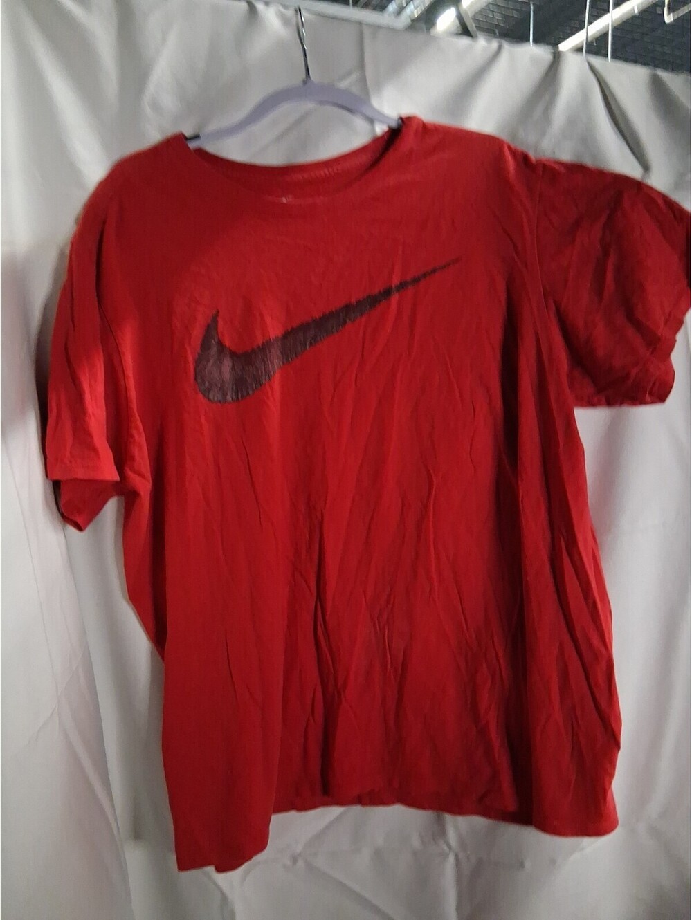 Nike Men's Athletic Wear Short Sleeve Swoosh Graphic Nike Tee T-Shirt -XXL L2